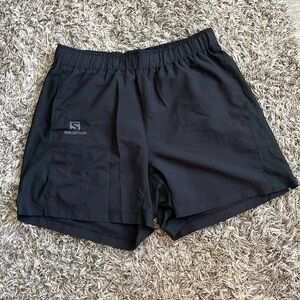 Black Salomon shorts, size small